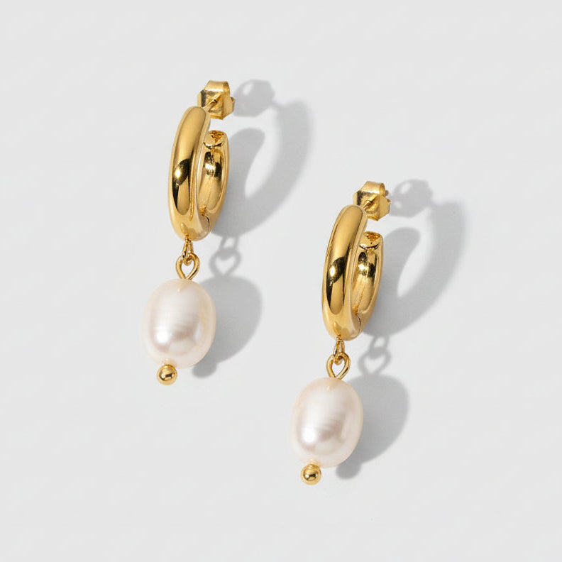 Maria Huggie Hoops