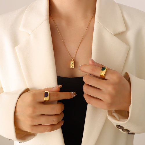 Blocks Necklace
