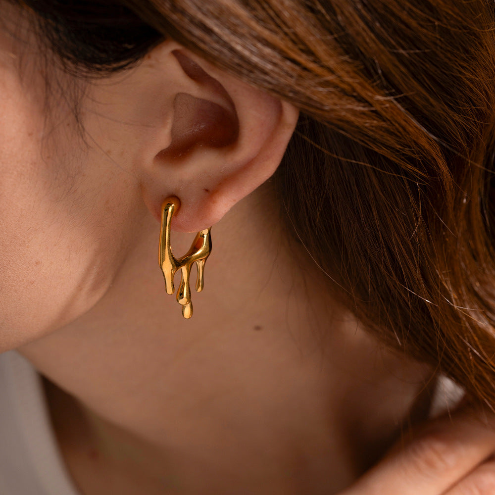 Melting Earrings
